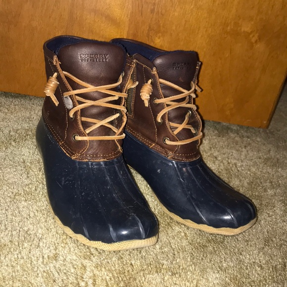 used sperry duck boots